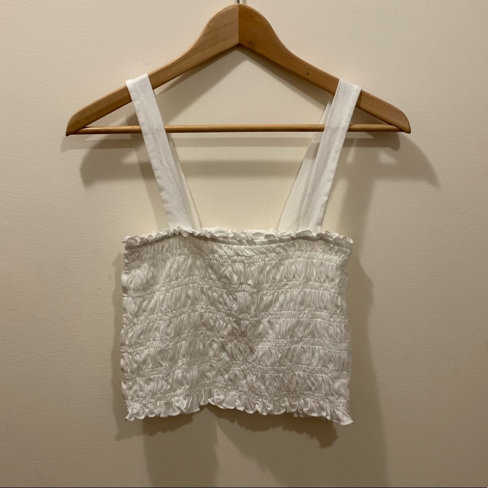 American Eagle Ruffle Tank Top